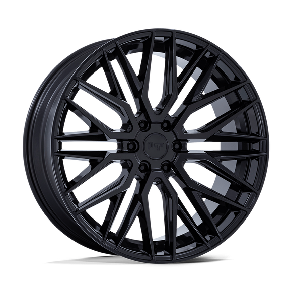 24X10 Niche M224 Gamma Gloss Black 6x139.7 ET25 Wheel Rim
