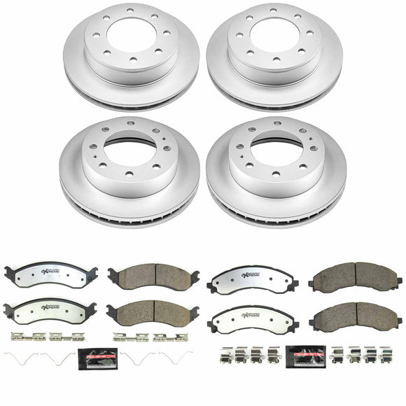 Z36 Truck & Tow Premium Carbon-Fiber Ceramic Brake Pad and Fully Coated Rotor Ki