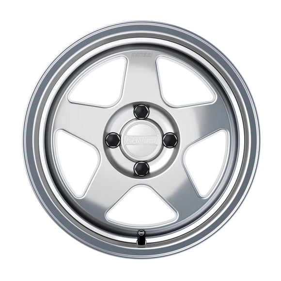 15x8 Kansei K12H KNP Hyper Silver 4x100 ET25 CB73.1 Wheel