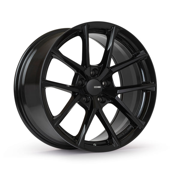 18x8.5 Enkei Helix Gloss Black 5x114.3 ET45 CB72.6 Wheel