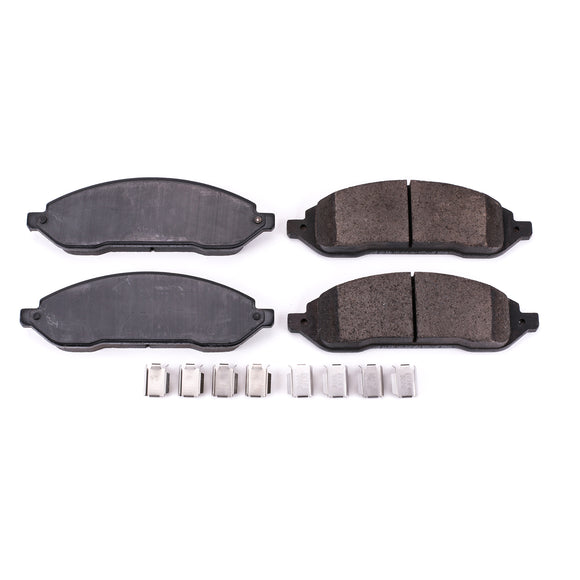 PowerStop Z17 Evolution Ceramic Brake Pads With Hardware