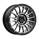 17X8 KMC KM542 Impact Satin Black Machined 5X108 ET38 wheel/rim