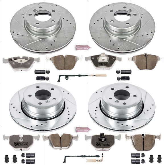 PowerStop Z26 Street Performance Ceramic Brake Pad and Drilled & Slotted Rotor K
