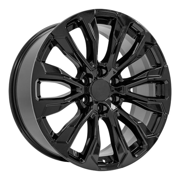 22" Replica CV30 fits GMC Yukon 1500 22x9 Gloss Black
