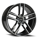 20x9 Vision 475 Clutch Gloss Black - Machined Wheel 5x114.3 ET38 CB73.1