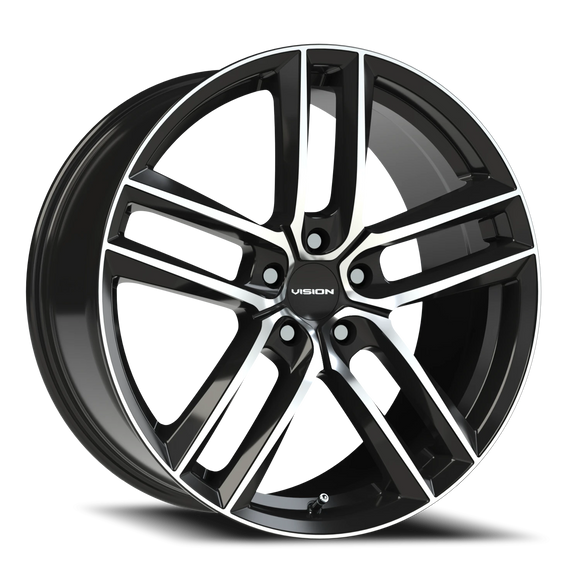 20x9 Vision 475 Clutch Gloss Black - Machined Wheel 5x114.3 ET38 CB73.1