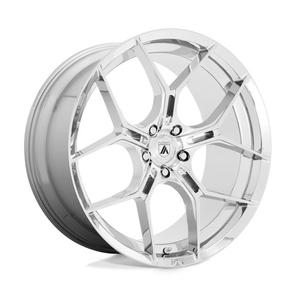 22X10.5 Asanti Black ABL-37 MONARCH Chrome 5X112 ET40 wheel/rim