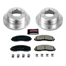 PowerStop Z23 Daily Driver Carbon-Fiber Ceramic Brake Pad and Drilled & Slotted