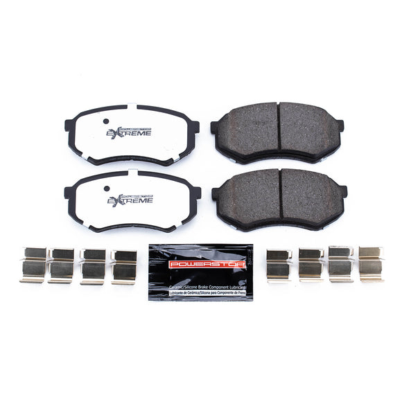 PowerStop Z36 Truck And Tow Carbon-Fiber Ceramic Brake Pads With Hardware