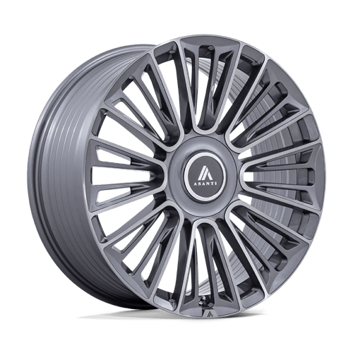 22X9.5 Asanti Black AB049 Premier Matte Gunmetal 5x120 ET30 Wheel Rim