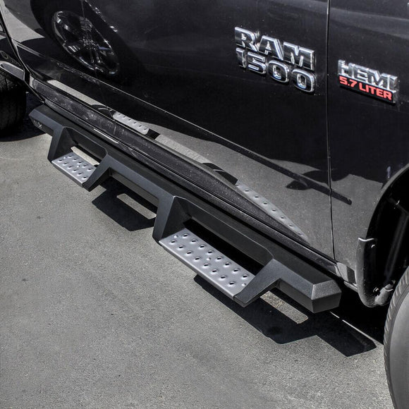 Westin HDX Stainless Drop Nerf Step Bars Textured Black 56-135552