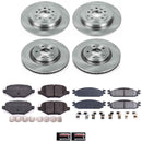 PowerStop OE Stock Replacement Low-Dust Ceramic Brake Pad and Rotor Kit