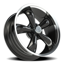 18x8.5 Vision 142 Legend 5 Gloss Black Machined Lip 5x115 ET20 Wheel Rim