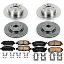 PowerStop OE Stock Replacement Low-Dust Ceramic Brake Pad and Rotor Kit