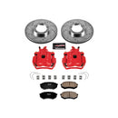 PowerStop Z23 Daily Driver Carbon-Fiber Ceramic Pads Drilled & Slotted Rotor & C