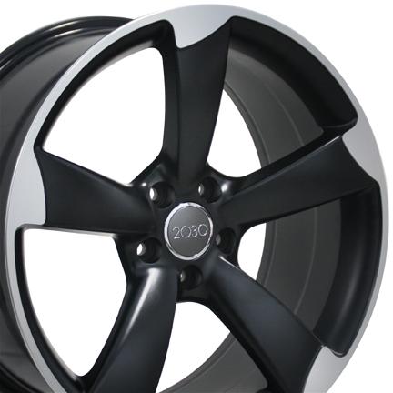 19" Replica Wheel AU29 Fits Audi S4 Rim 19x8.5 Machined Wheel