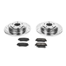 PowerStop Z23 Daily Driver Carbon-Fiber Ceramic Brake Pad and Drilled & Slotted