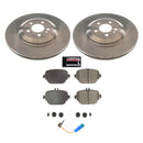 PowerStop OE Stock Replacement Low-Dust Ceramic Brake Pad and Rotor Kit