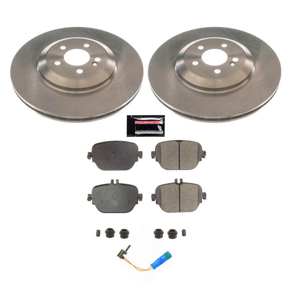 PowerStop OE Stock Replacement Low-Dust Ceramic Brake Pad and Rotor Kit