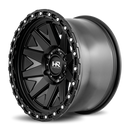 17x9 Hardrock H106 Matte Black 5x127 ET-12 wheel/rim-3