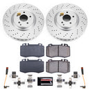 PowerStop Genuine Geomet Coated Rotor and Carbon-Fiber Ceramic Brake Pad Kit