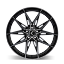 18x8.5 Kraze Evolve Gloss Black Machined 5x114.3 ET35 CB73.1 Wheel Rim