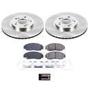 PowerStop OE Stock Replacement Low-Dust Ceramic Brake Pad and Rotor Kit