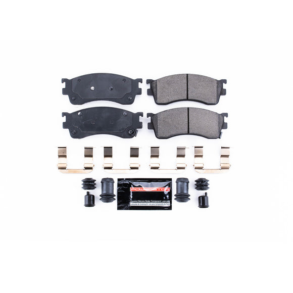 PowerStop Z23 Evolution Sport Carbon-Fiber Brake Pads With Hardware