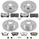 PowerStop Z26 Street Performance Ceramic Brake Pad and Drilled & Slotted Rotor K