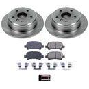 PowerStop OE Stock Replacement Low-Dust Ceramic Brake Pad and Rotor Kit