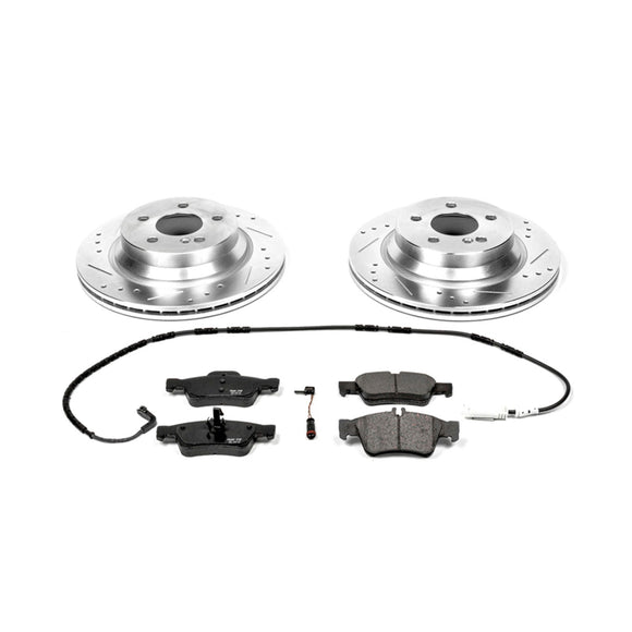 PowerStop Z23 Daily Driver Carbon-Fiber Ceramic Brake Pad and Drilled & Slotted