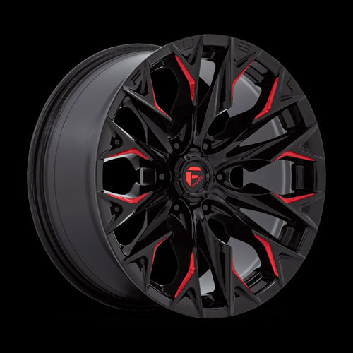 20X9 Fuel 1PC D823 Flame Black 6X135 ET1 Wheel Rim - 0