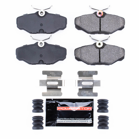 PowerStop Z23 Evolution Sport Carbon-Fiber Brake Pads With Hardware