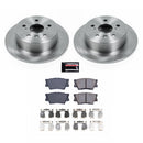 PowerStop OE Stock Replacement Low-Dust Ceramic Brake Pad and Rotor Kit
