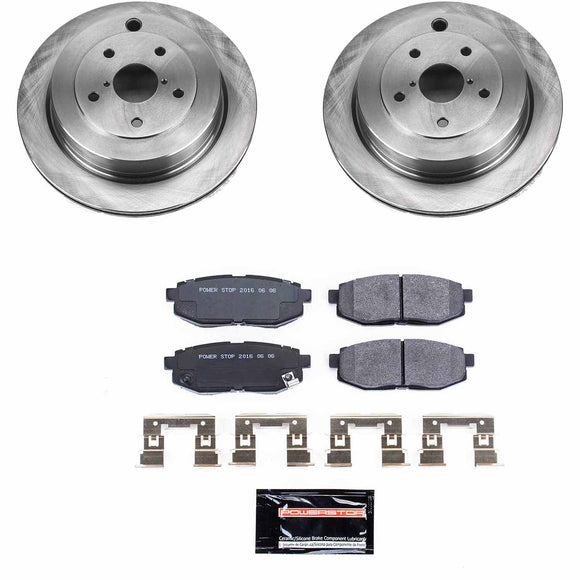 PowerStop Track Day Spec High-Performance Brake Pad and Rotor Kit