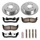 PowerStop Z36 Carbon-Fiber Ceramic Brake Pad with Drilled and Slotted Rotor Kit