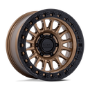 18X9 KMC KM552 IMS Matte Bronze With Gloss Black Lip 6x135 ET30 Wheel Rim