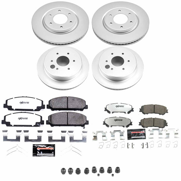 Z36 Truck & Tow Premium Carbon-Fiber Ceramic Brake Pad and Fully Coated Rotor Ki