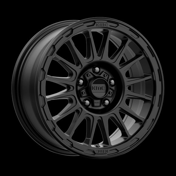 16X8 KMC KM542 Impact Satin Black 6X139.7 ET0 wheel/rim