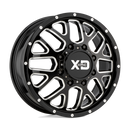 20X8.25 XD Series XD843 Grenade DUALLY G-BLK MILL 8X210 ET127 wheel/rim