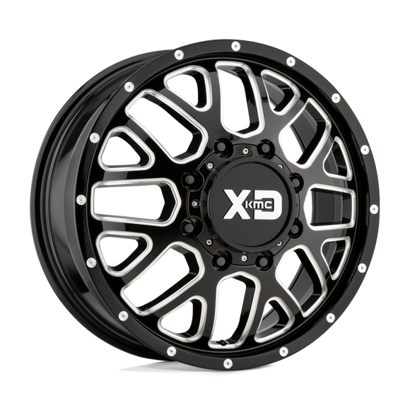 20X8.25 XD Series XD843 Grenade DUALLY G-BLK MILL 8X210 ET127 wheel/rim