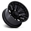22x12 Fuel Off-Road FC402 Catalyst Matte Black Gloss Black Lip 8x180 ET-44 Wheel
