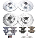PowerStop Z23 Daily Driver Carbon-Fiber Ceramic Brake Pad and Drilled & Slotted