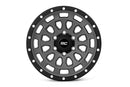 17x8.5 Rough Country 87 Series Gray/Black Wheel 6x5.5 ET0 CB4.173