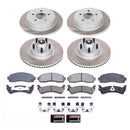 PowerStop Semi-Coated Rotor and Low-Dust Ceramic Brake Pad Kit