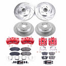 PowerStop Z23 Daily Driver Carbon-Fiber Ceramic Pads Drilled & Slotted Rotor & C