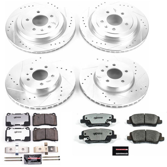PowerStop Z26 Street Performance Ceramic Brake Pad and Drilled & Slotted Rotor K