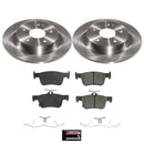 PowerStop OE Stock Replacement Low-Dust Ceramic Brake Pad and Rotor Kit