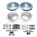 PowerStop Z36 Carbon-Fiber Ceramic Brake Pad with Drilled and Slotted Rotor Kit