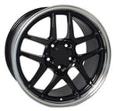 17" Replica Wheel CV04 Fits Chevrolet Corvette - C5 Z06 Rim 17x9.5 Black Wheel
